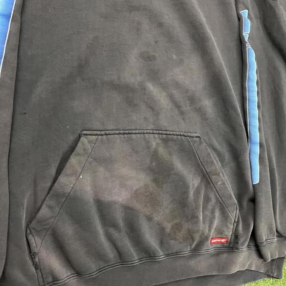 2000s Quick Silver Front and back graphic Hoodie - Picture 7 of 9